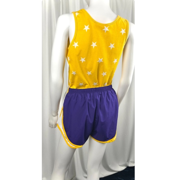 Vintage 2000’s ‘Nike Dri-Fit’ LSU Tigers Basketball Shorts • Yellow + Purple S/M - Picture 10 of 10